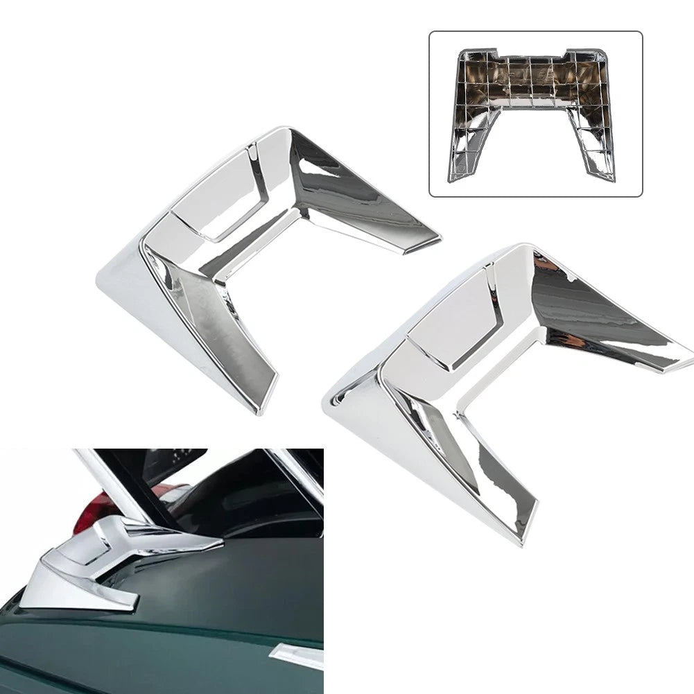 Chrome Saddlebag Lid Spoilers for Harley Road Glide Ultra Limited (2014-2023)