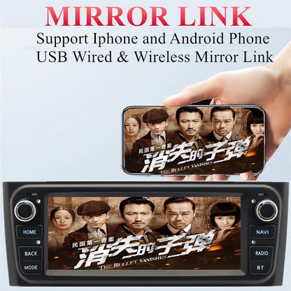 6.86'' Car Stereo Radio GPS WIFI for Fiat Grande Punto / Linea (2007-2015)