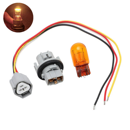Headlight Turn Signal Bulb Socket Wire Harness for Toyota Nissan