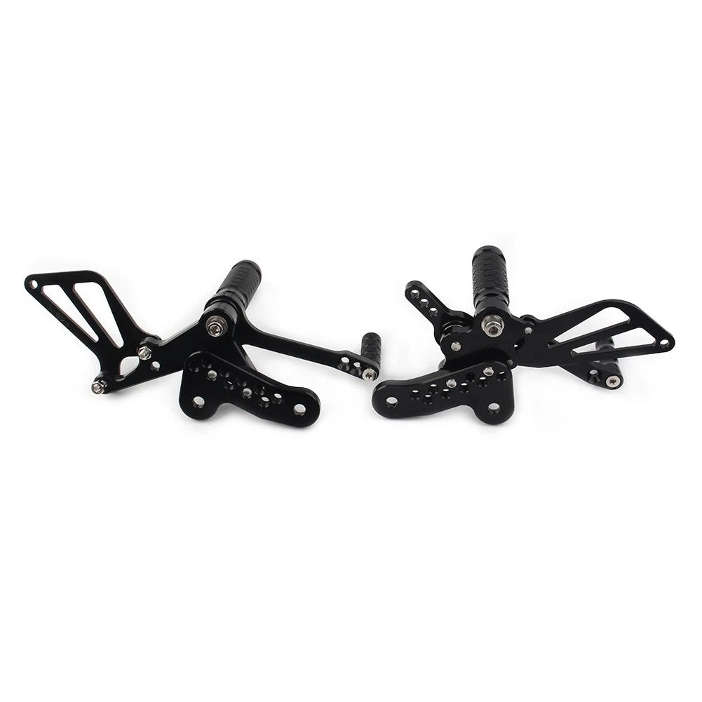 Moto Rear Set Foot Pegs for Suzuki Hayabusa GSX1300R (1999-2008) Black
