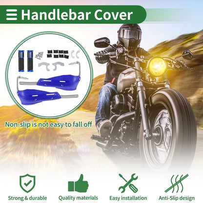 Hand Grips Cover for Motorcycle Checkered Pattern End Grips