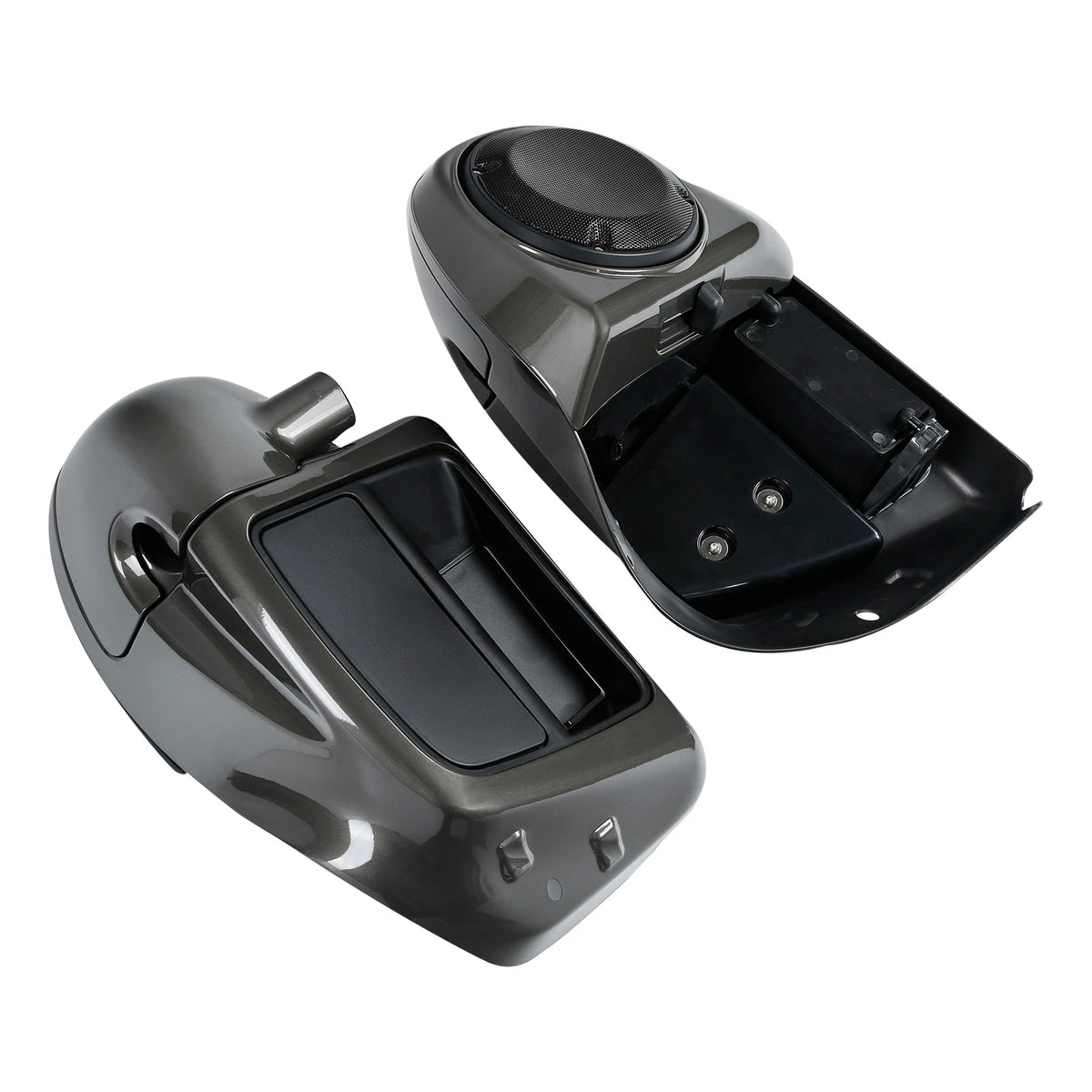 Vented Fairings for Harley Street Glide (2014-2024) - Pearl Red & Silver Gray