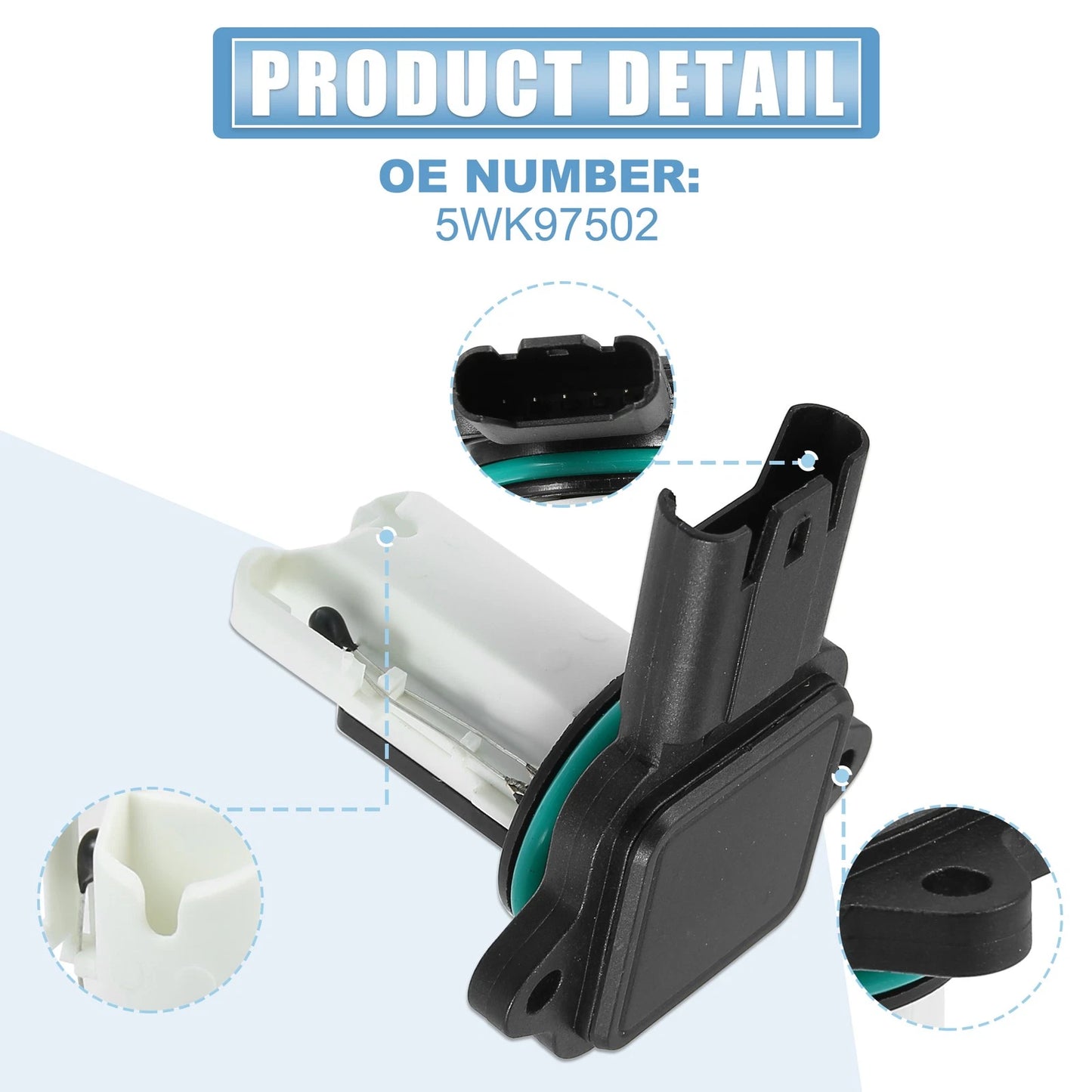 Mass Air Flow Sensor for BMW 535i, 330i (2006-2010)