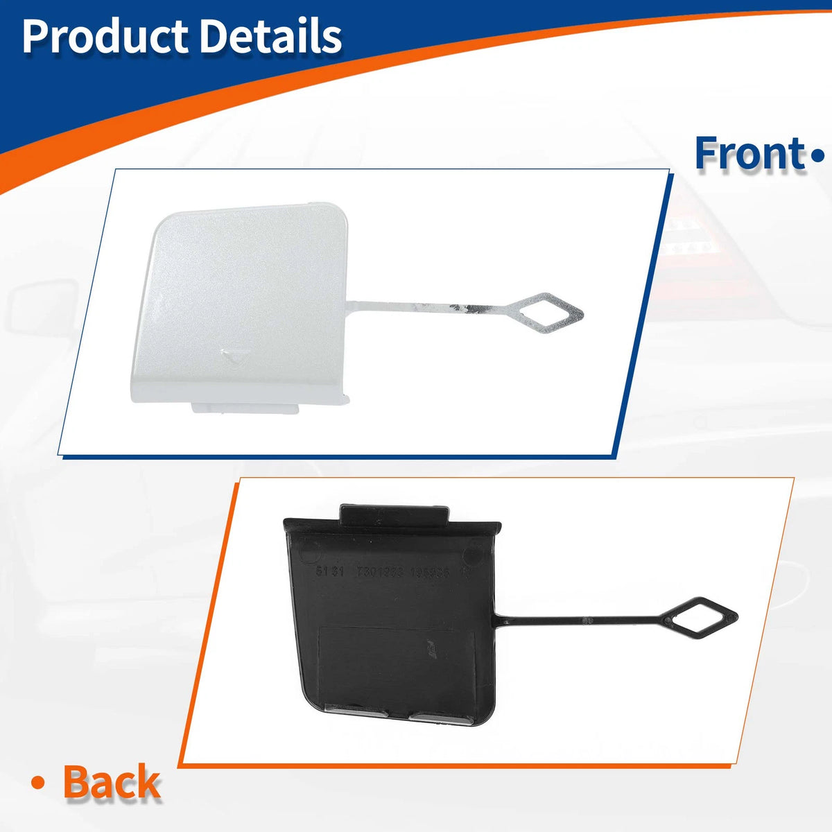 Rear Bumper Tow Hook Cover for BMW 2 Series F45 (2014-2021)
