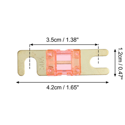 6pcs 50A AFS Mini ANL Fuse for Car, Truck, Motorcycle, Boat Audio CDs