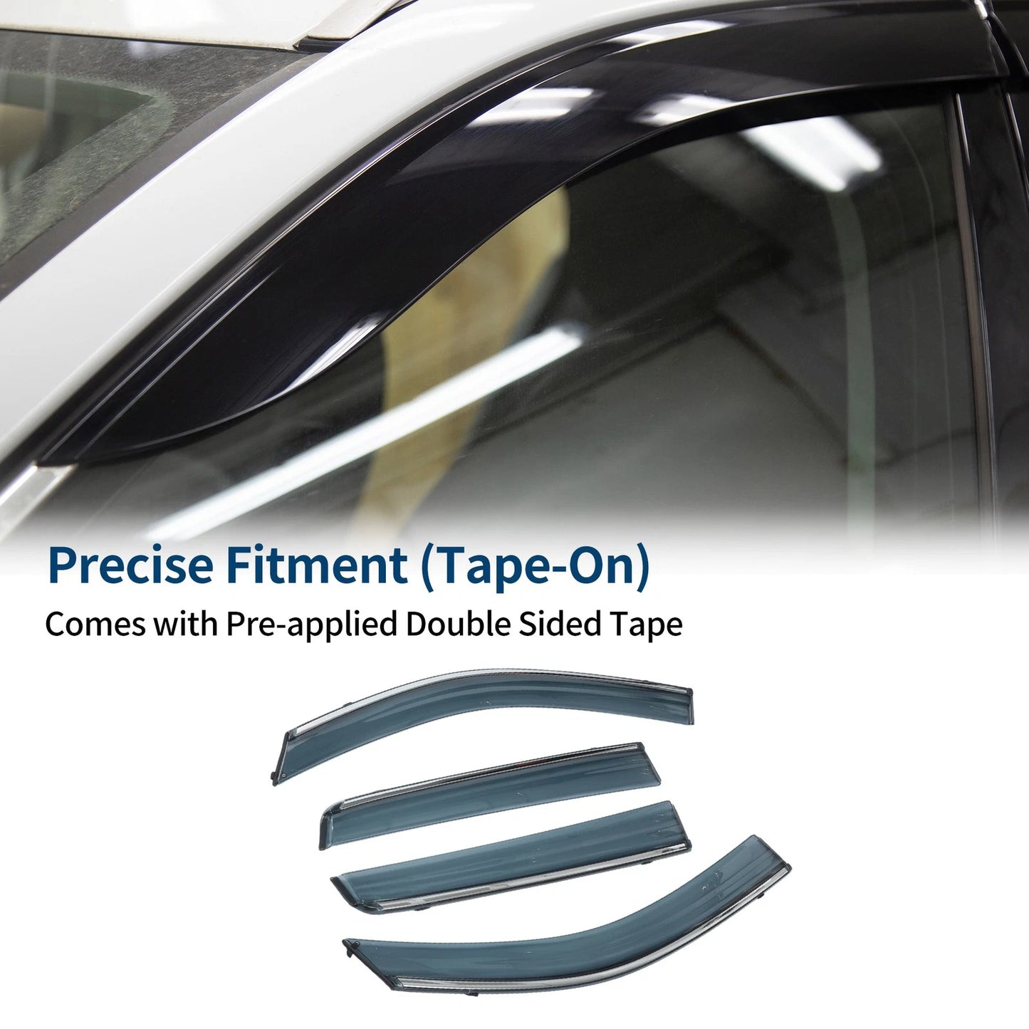 Window Deflectors for Mitsubishi Outlander Sport, RVR (2011-2024) 1 Set