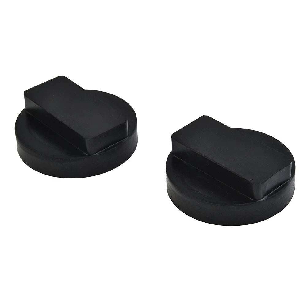 2 x Rubber Jacking Point Pad Adaptor Black for BMW 3/4/5 Series
