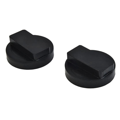 2 x Rubber Jacking Point Pad Adaptor Black for BMW 3/4/5 Series