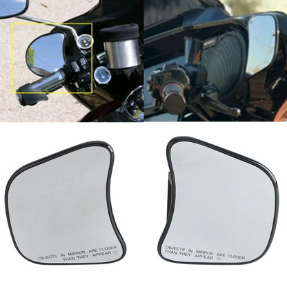 Black Fairing Mount Rearview Side Mirrors for Harley CVO Street Glide (24)