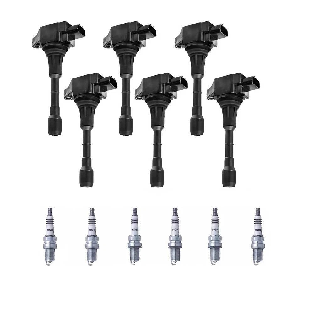 6 x Ignition Coils & 6 x Spark Plugs for Nissan Altima 3.5L VQ35DE (2013-2017)
