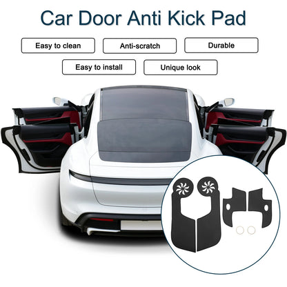 Black Anti Kick Pad Sticker Protector for Toyota FJ Cruiser (2007-2014)