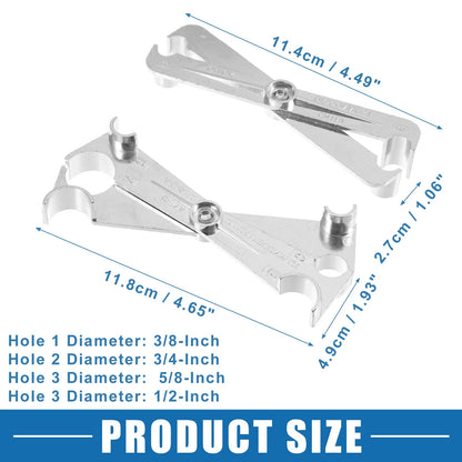 Fuel Line Disconnect Tool Kit 3/4" 5/8" 1/2" 3/8" for GM Ford ()
