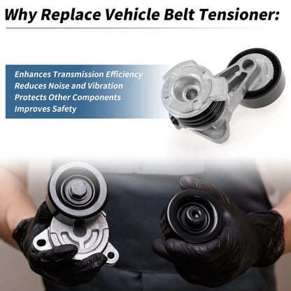 Belt Tensioner for BMW 128i 3.0L L6 (2008-2013) - Durable Metal Component