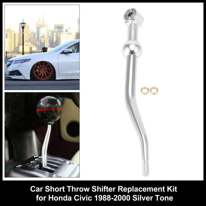 Short Throw Shifter for Honda Civic (1988-2000) Silver Tone