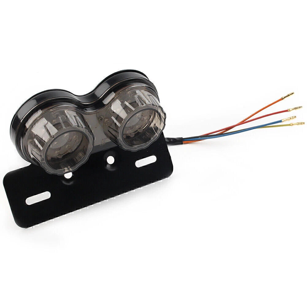 Integrated Tail Light for Motor - Dual Turn Signal Brake License Plate Lamp