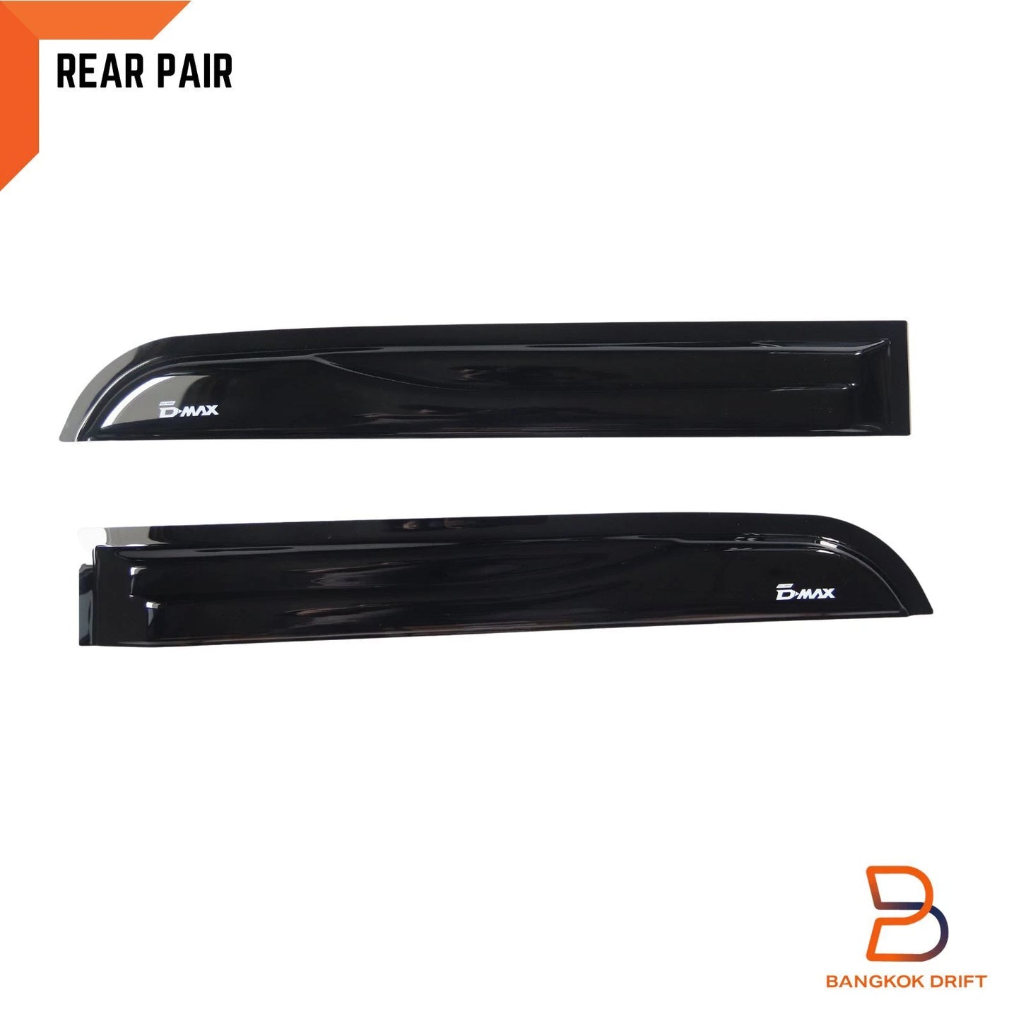 Weather Shield Window Visor Rain Guard for Isuzu D-Max Ute (2024-2025)