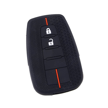 2 x Button Silicone Car Key Cover Case for Toyota Camry RAV4 Avalon Corolla 86