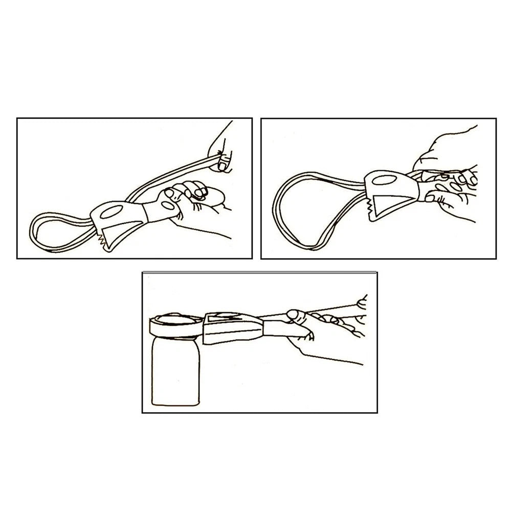 8 Inch Rubber Strap Wrench Tool for Oil Filter Pipe Mechanics