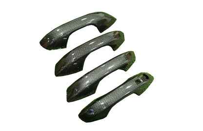 4 x Carbon Black Door Catch Handle Covers for BYD Atto3 (2022-2024)