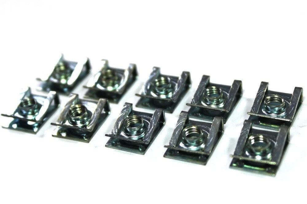 10x Verkleidung Federklemmen Geschwindigkeit Helm Muttern for Honda