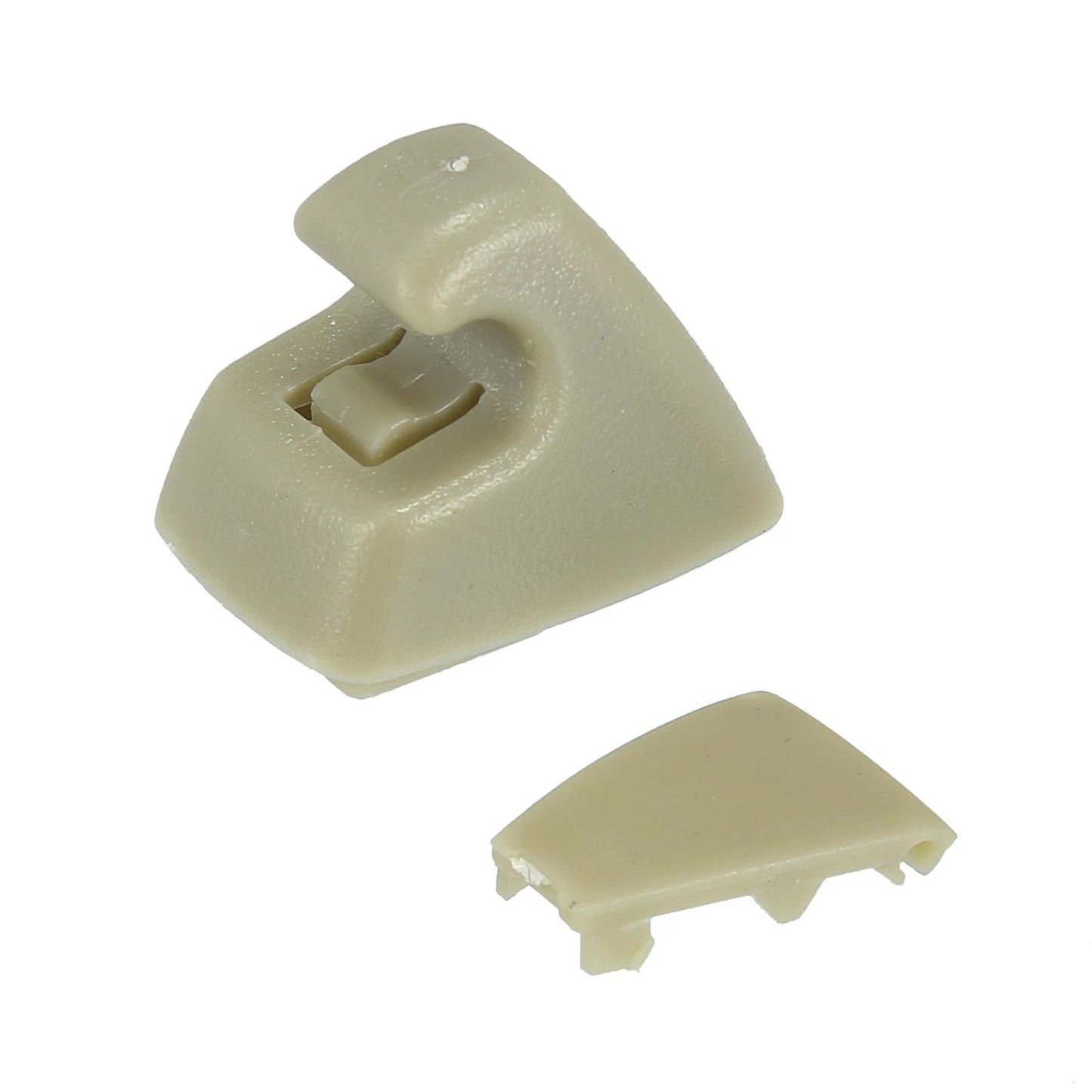 Beige Plastic Visor Hook Clip Bracket Retainer for Chevy GMC