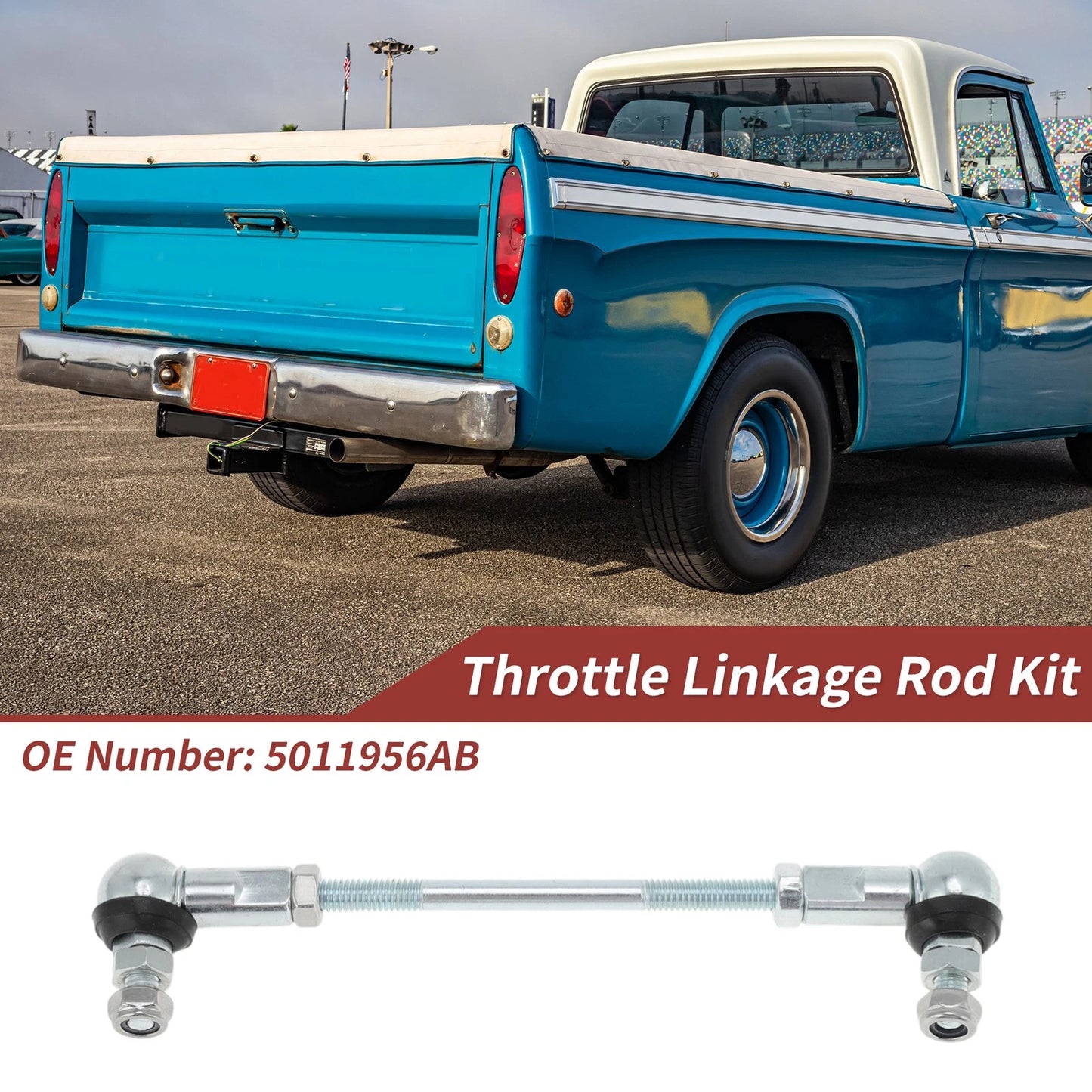 Throttle Linkage Rod for Dodge D250 D350 5.9L Diesel (1991-1993)