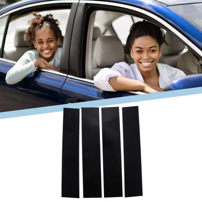 4 x Car Pillar Window Trim Covers for Ford F-150, Lincoln (2004-2014)