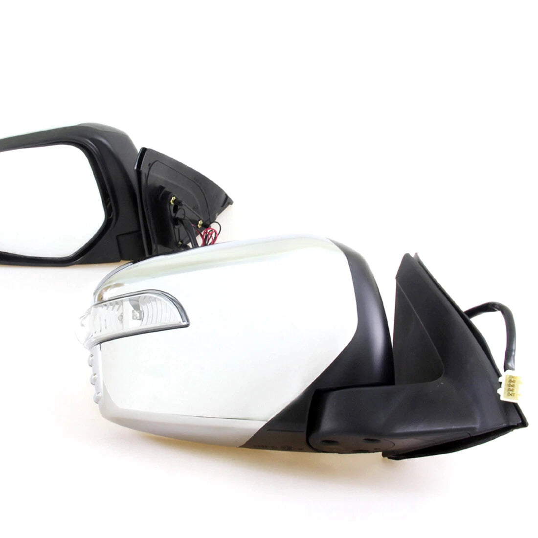 Chrome Electric Fold Wing Mirror for Mitsubishi Triton L200 2005-2014