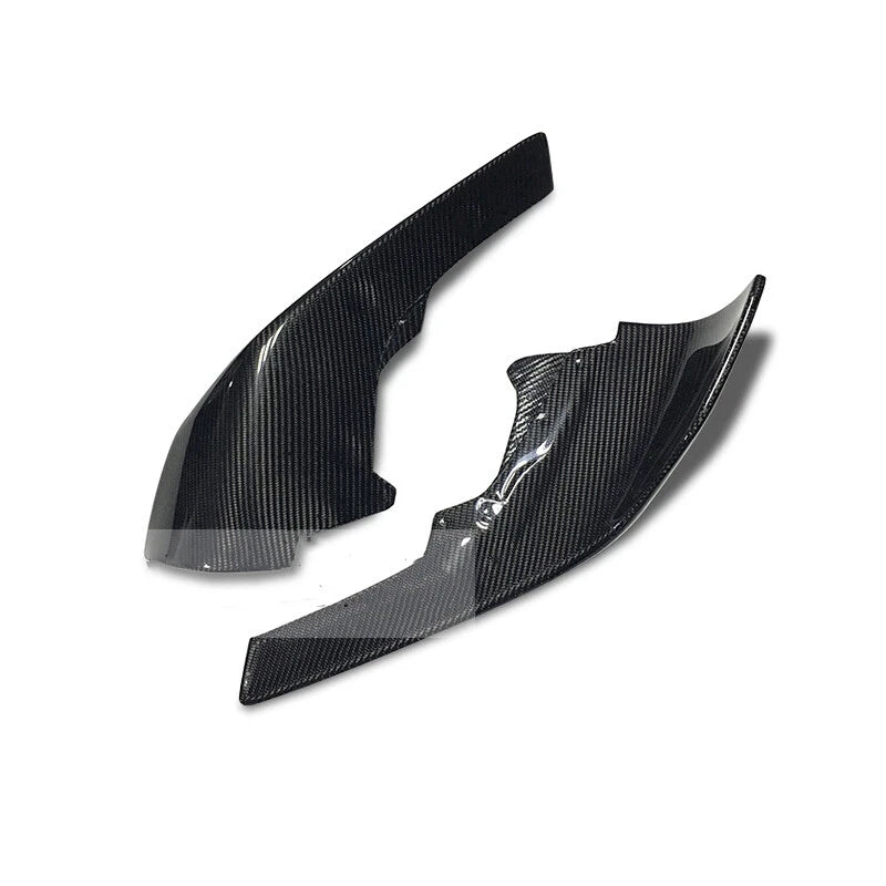 2 x Carbon Fiber Front Bumper Side Splitters for BMW F87 M2 (2016-2019)