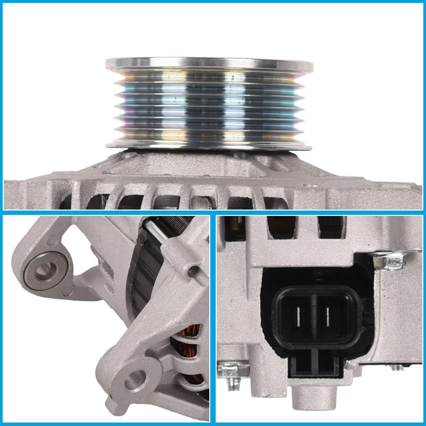 New Alternator 12V 100A for NISSAN SENTRA B15 1.8L QG18DE (2000-2006)