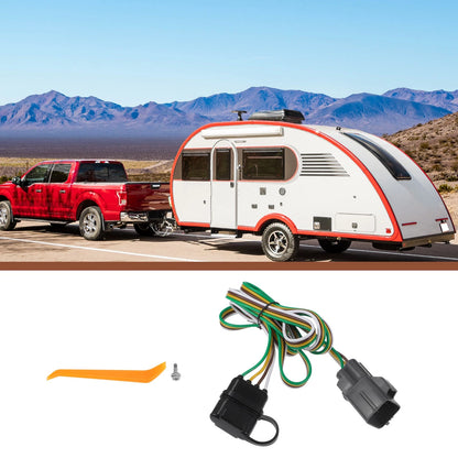 Set Vehicle 4-Pin Trailer Wiring Harness Kit Replacement for Buick Envision