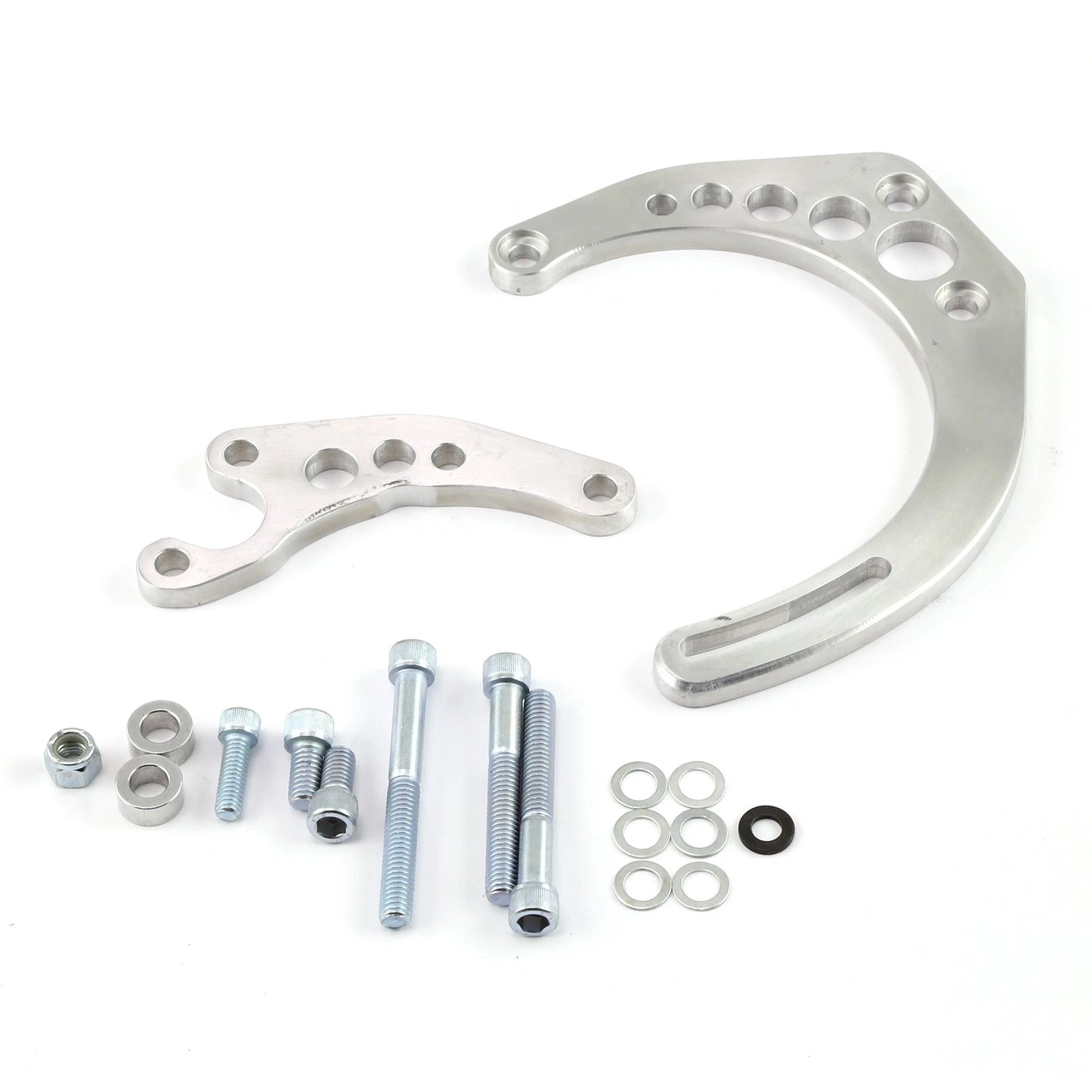 SBC Camel Hump Fuelie Long Pump Billet Alternator Bracket for Chevy (1969-1986)