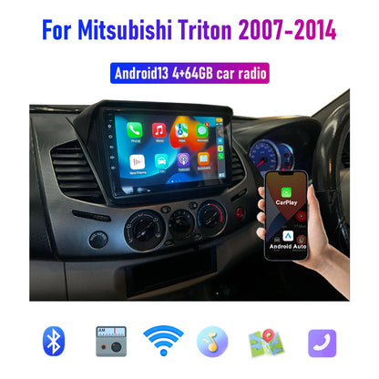 Mitsubishi Triton Radio Stereo DSP GPS Apple CarPlay Android Auto (2007-2014)