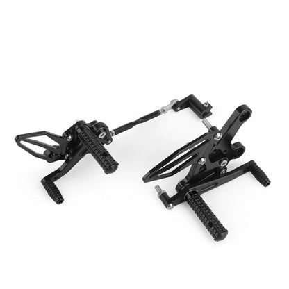 CNC Footrest System Black for Kawasaki Z400/Ninja 400 (2018-2022)
