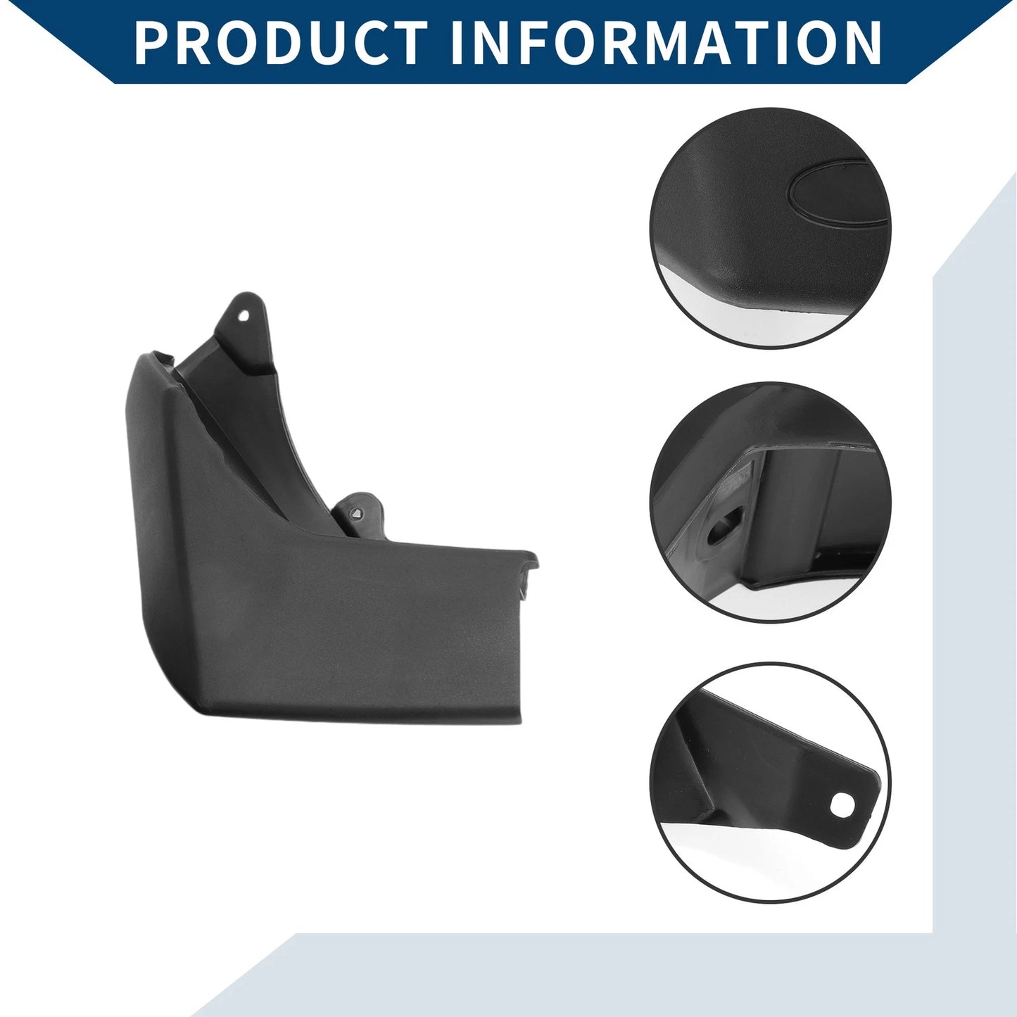 Mud Flaps Splash Guards 1 Set for Land Rover Discovery 4 (2009-2016)