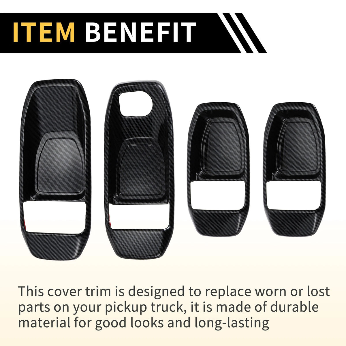 Door Handle Bowl Cover Set for Jeep Wrangler JL JLU (2018-2023)
