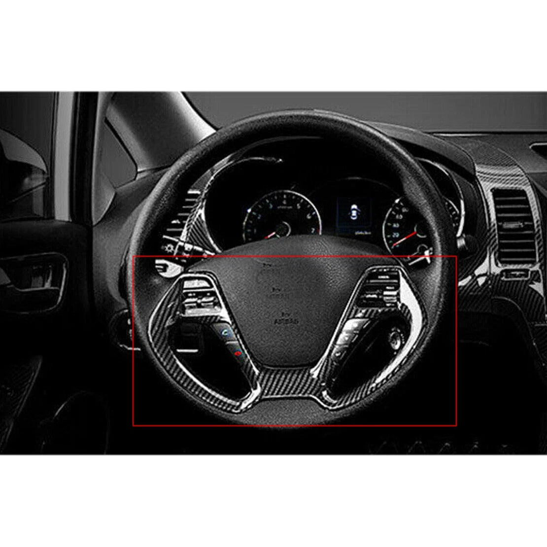 Steering Wheel Button Cover Trim for Kia Forte/K3 DX (2014-2018)