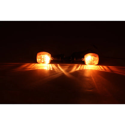 Clear Front Rear Turn Signal Indicator Lights for Kawasaki Ninja ZX7R ZX9R ZX12R