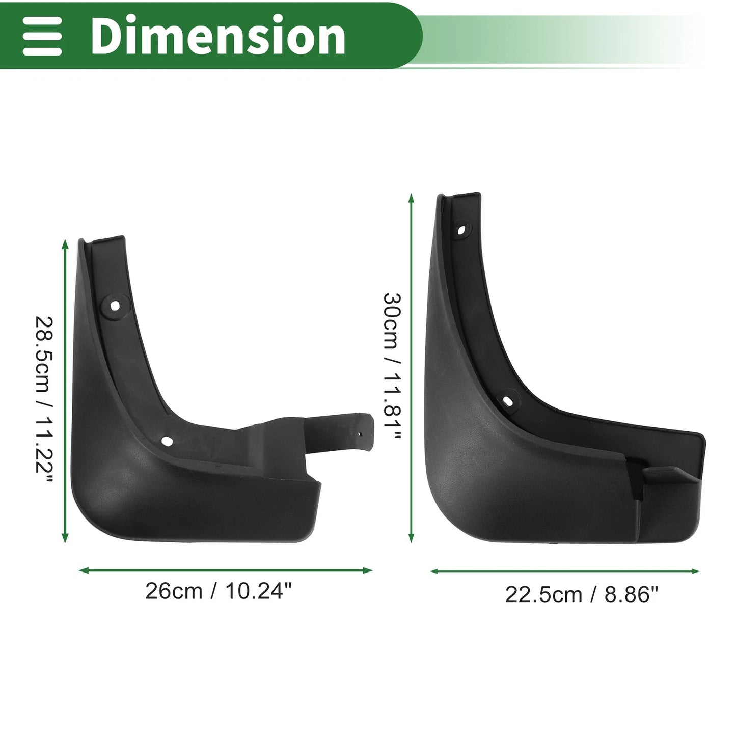 Mud Flaps Splash Guards for Kia KX7 (2017-2022)