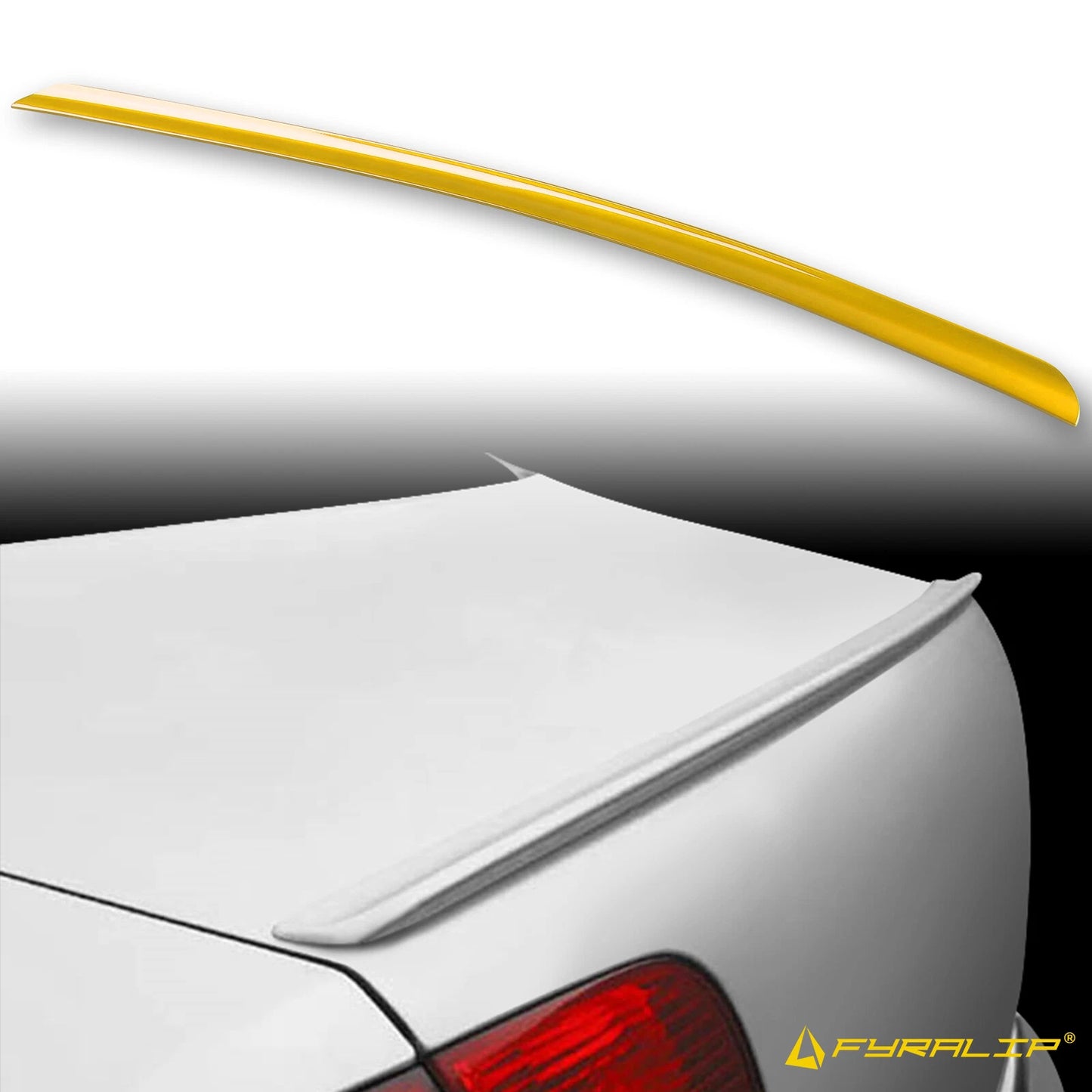 Cosmic Yellow Boot Lip Spoiler for Audi A4 B7 (2005-2008)