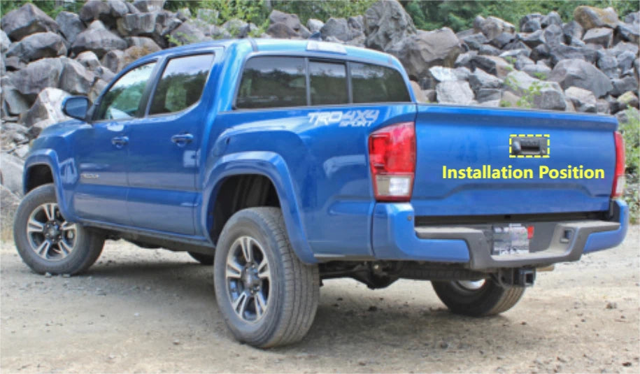 ABS Chrome Rear Door Handle Bowl Lid Cover Trim for Toyota Tacoma (2016-2023)