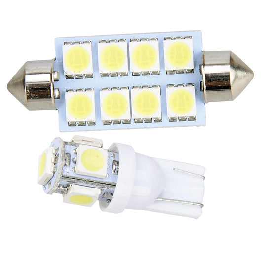 18Pc White LED Interior Light Package for Ford Expedition (2003-2014)