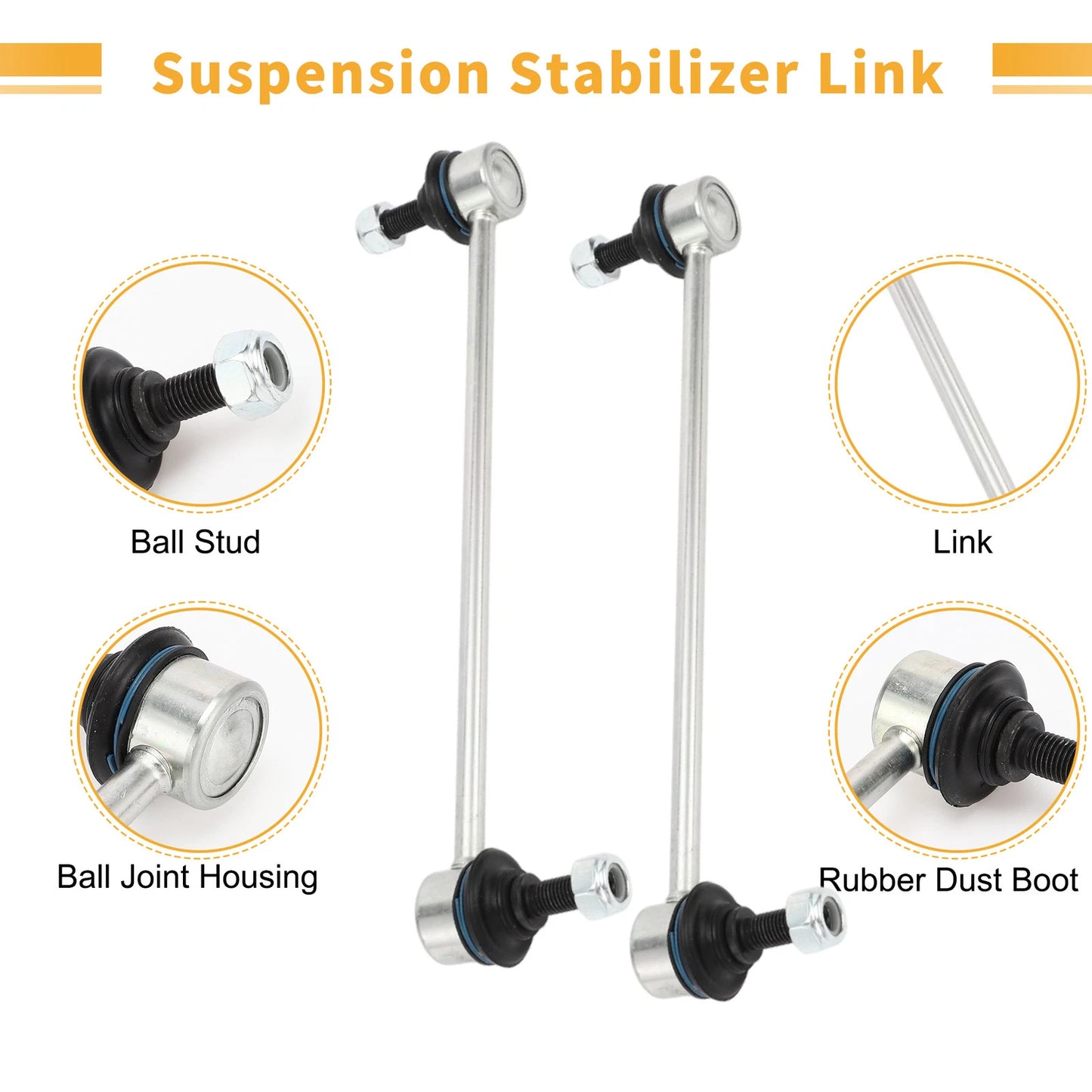 Front Sway Bar Links for Ford Fiesta (2011-2019)