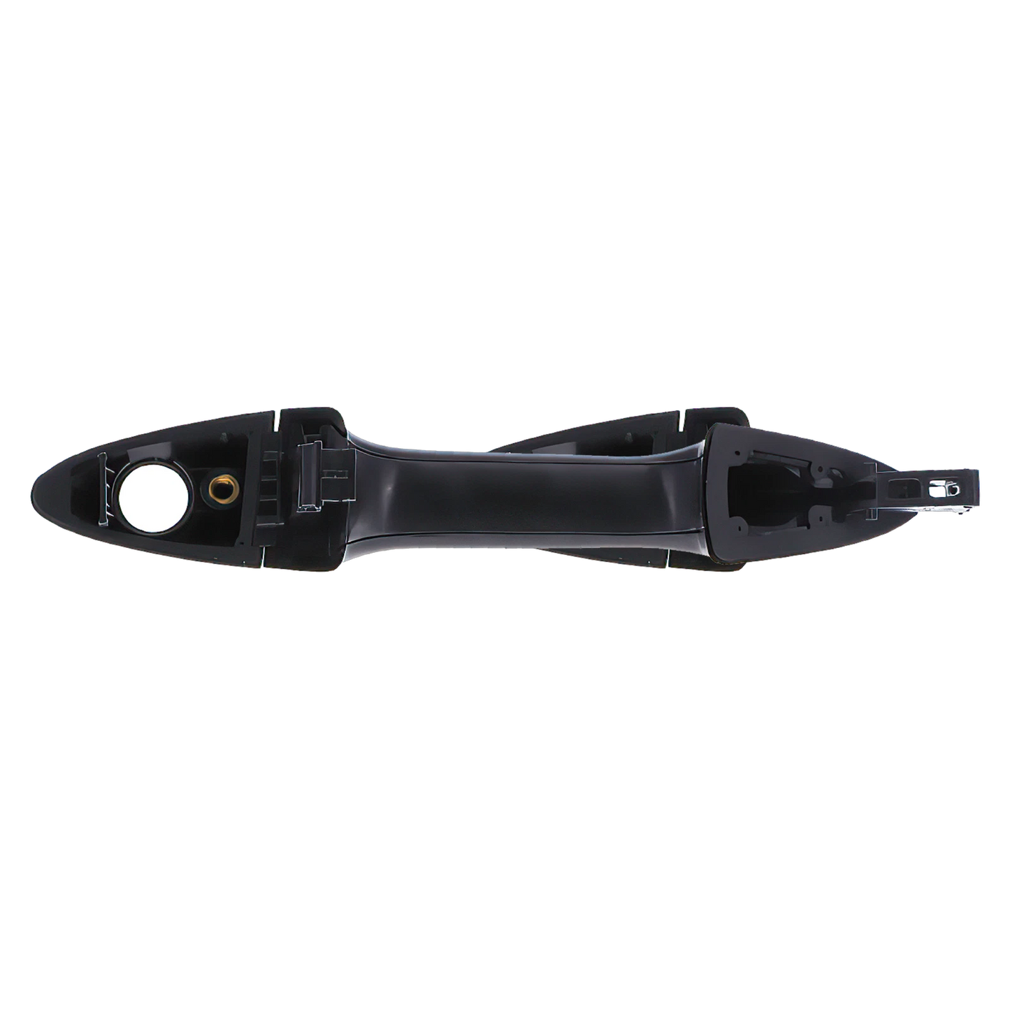 Door Handle Outer 2 x Black LH W/ Keyhole + RH for Hyundai Accent (2011–2019)