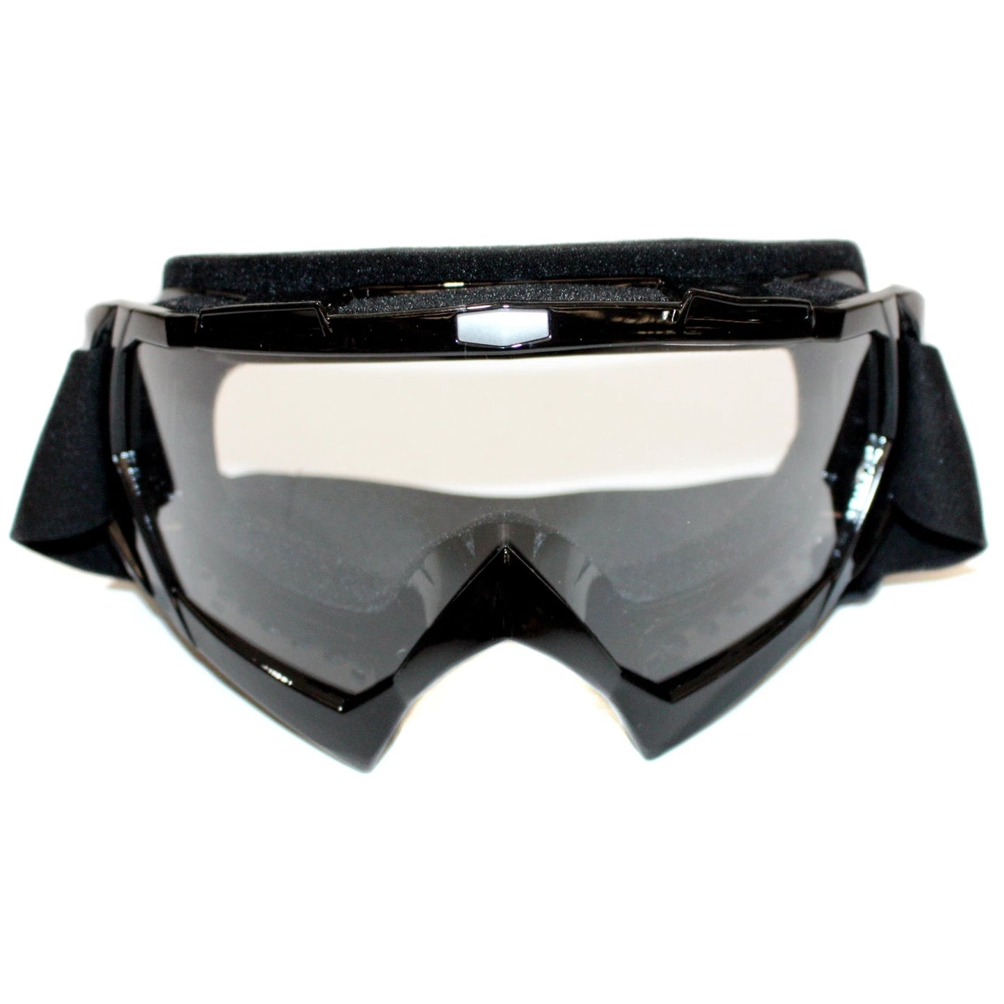 Clear Black MX Goggles for Motocross Motorbike - Anti-Fog UV Protection (N/A)