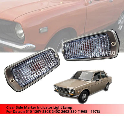 Clear Side Marker Light for Datsun 510, 120Y, 240Z, 260Z, 280Z (1968-1978)