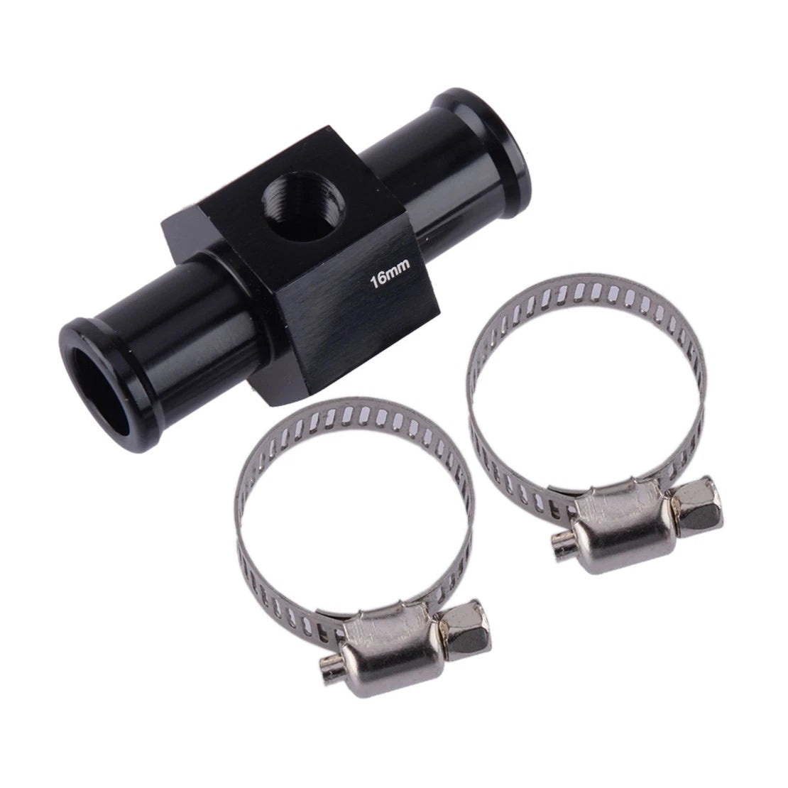 16mm Water Temp Sensor Gauge Adapter for Radiator Hose (Fits Various Models)