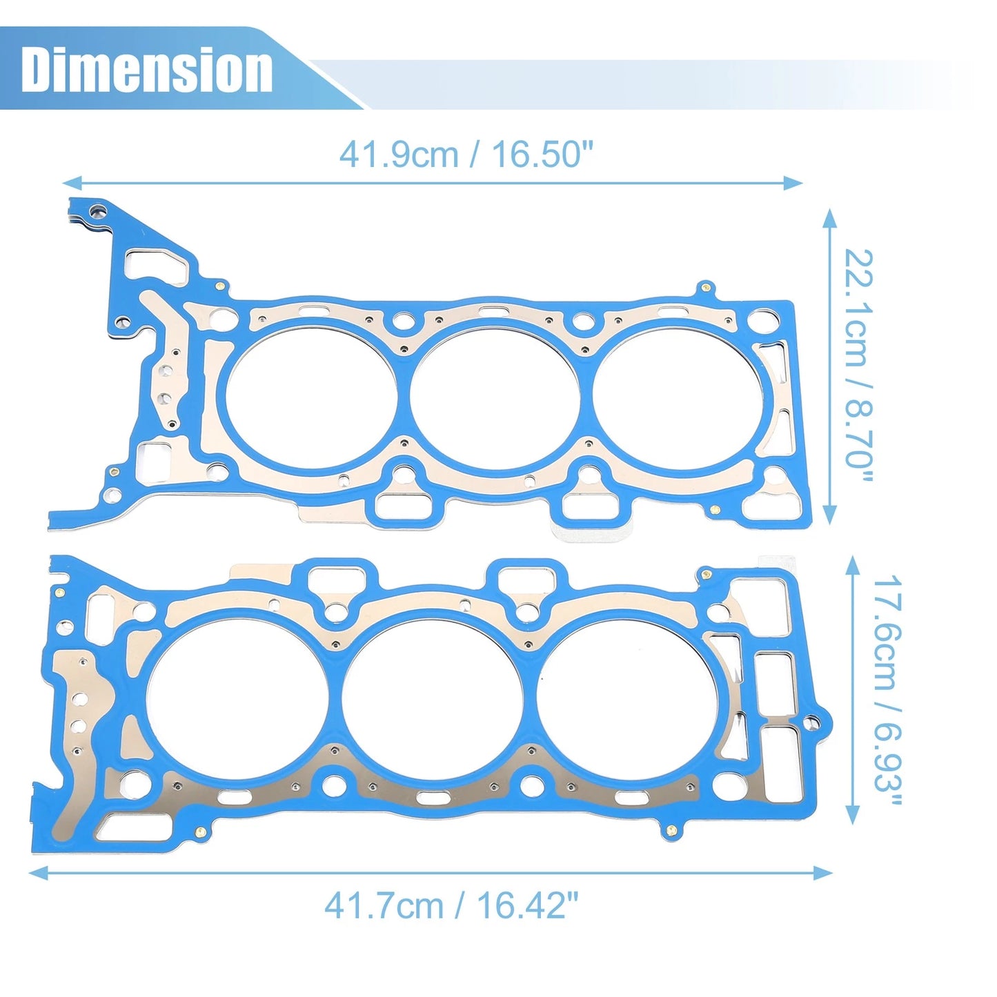 2 x Engine Cylinder Head Gasket for Chevrolet Traverse (2009–2016)