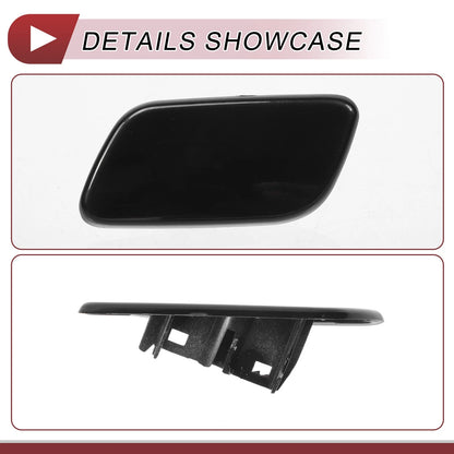 Front Left Washer Nozzle Cover for Subaru Forester 2013-2015 Black