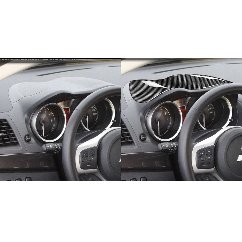 Carbon Fiber Dash Trim Cover for Mitsubishi Lancer EVO X 2008-2016